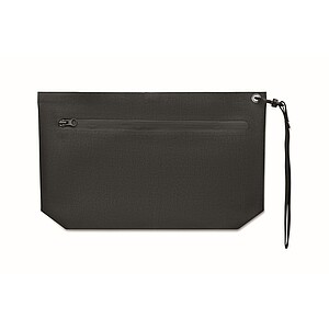 Water-resistant documents bag, black