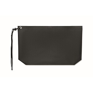 Water-resistant documents bag, black