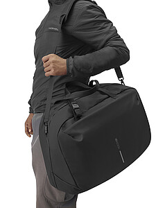 Water Resistant Weekend Bag, black, grey