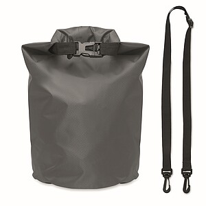 Waterproof bag 210T RPET 5L, stone grey