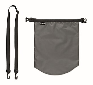 Waterproof bag 210T RPET 5L, stone grey