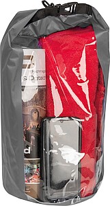 Waterproof messenger bag, grey