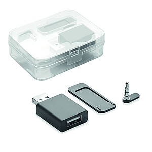 Webcam, data and audio blocker