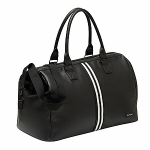 Weekend bag "Rotterdam" artif. l.,black