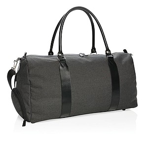 Weekend bag with USB output, back