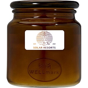 Wellmark Lets Get Cozy 650 g scented candle - cedar wood fragrance