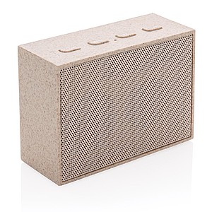 Wheat straw 3W mini speaker,brown