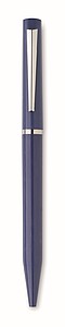 Wheat straw/ABS twist pen, blue
