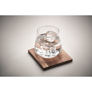 Whisky short drink glass set, transparent