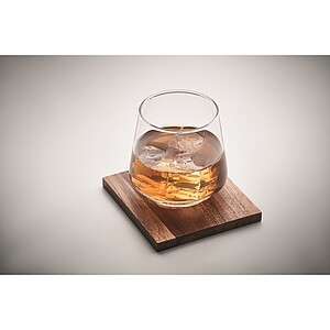 Whisky short drink glass set, transparent