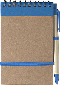 Wire bound notebook Pale blue