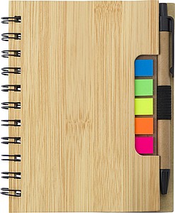 Wire bound notebook with ballpen Niall