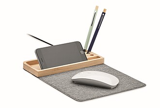 Wireless charger and desk organizer
