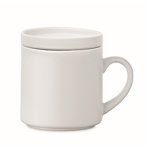 Wireless charger mug warmer set, white