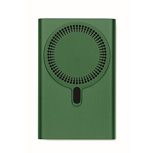 Wireless charger power bank, dark green