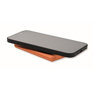 Wireless charger power bank, orange