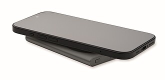Wireless charger power bank, titanium