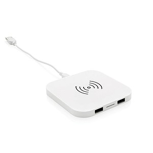 Wireless charging pad, white