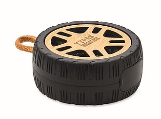 Wireless speaker tire shaped