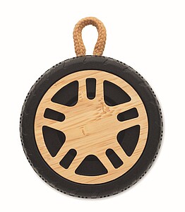 Wireless speaker tire shaped