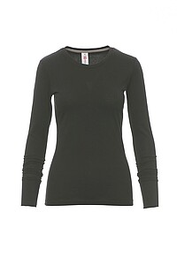Women’s long-sleeved t-shirt PAYPER PINETA LADY, dark grey, M