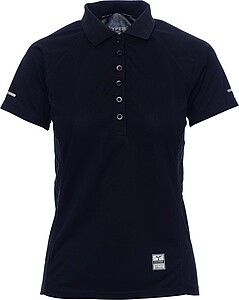 Women’ s short-sleeved polo shirt PAYPER TRAINING LADY, black, size XL