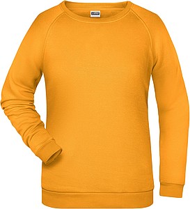 Women s sweatshirt James Nicholson, dark yellow, L