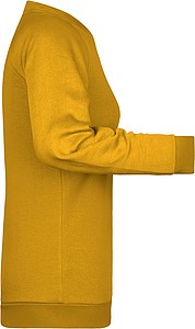 Women s sweatshirt James Nicholson, dark yellow, L