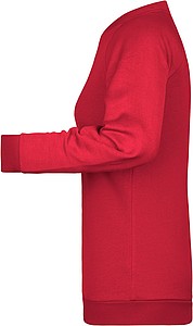 Women s sweatshirt James Nicholson, red, L