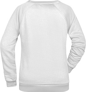 Women s sweatshirt James Nicholson, white, L
