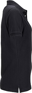 Womens elastic pique polo James Nicholson, black, XXL