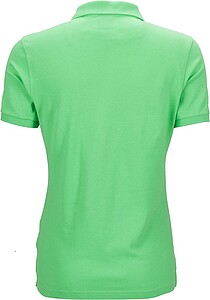 Womens elastic pique polo James Nicholson, lime green, S