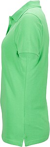Womens elastic pique polo James Nicholson, lime green, S