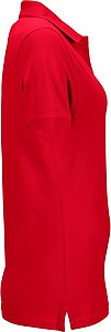 Womens elastic pique polo James Nicholson, red, XXL