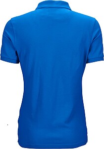 Womens elastic pique polo James Nicholson, royal blue, S