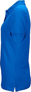 Womens elastic pique polo James Nicholson, royal blue, S