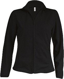 Womens microfleece sweatshirt KARIBAN, black, M
