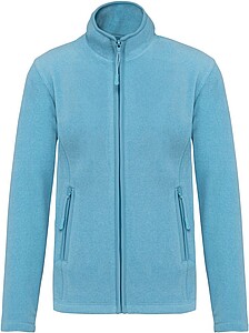 Womens microfleece sweatshirt KARIBAN, blue melange, S