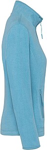 Womens microfleece sweatshirt KARIBAN, blue melange, S