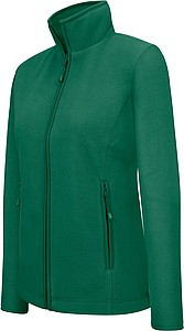Womens microfleece sweatshirt KARIBAN, dark green, L