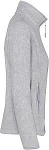Womens microfleece sweatshirt KARIBAN, grey melange, S
