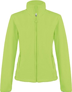 Womens microfleece sweatshirt KARIBAN, neon yellow, L