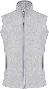 Womens microfleece vest KARIBAN, anthracite, S