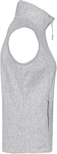 Womens microfleece vest KARIBAN, anthracite, S