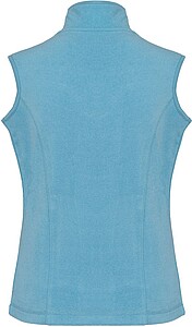 Womens microfleece vest KARIBAN, blue melange, S
