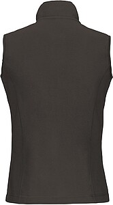 Womens microfleece vest KARIBAN, dark grey, S