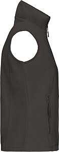 Womens microfleece vest KARIBAN, dark grey, S