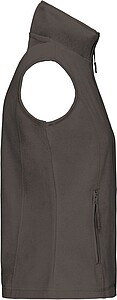 Womens microfleece vest KARIBAN, dark khaki, S