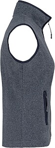 Womens microfleece vest KARIBAN, dark navy, S