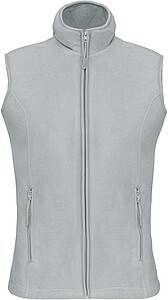 Womens microfleece vest KARIBAN, light grey, S